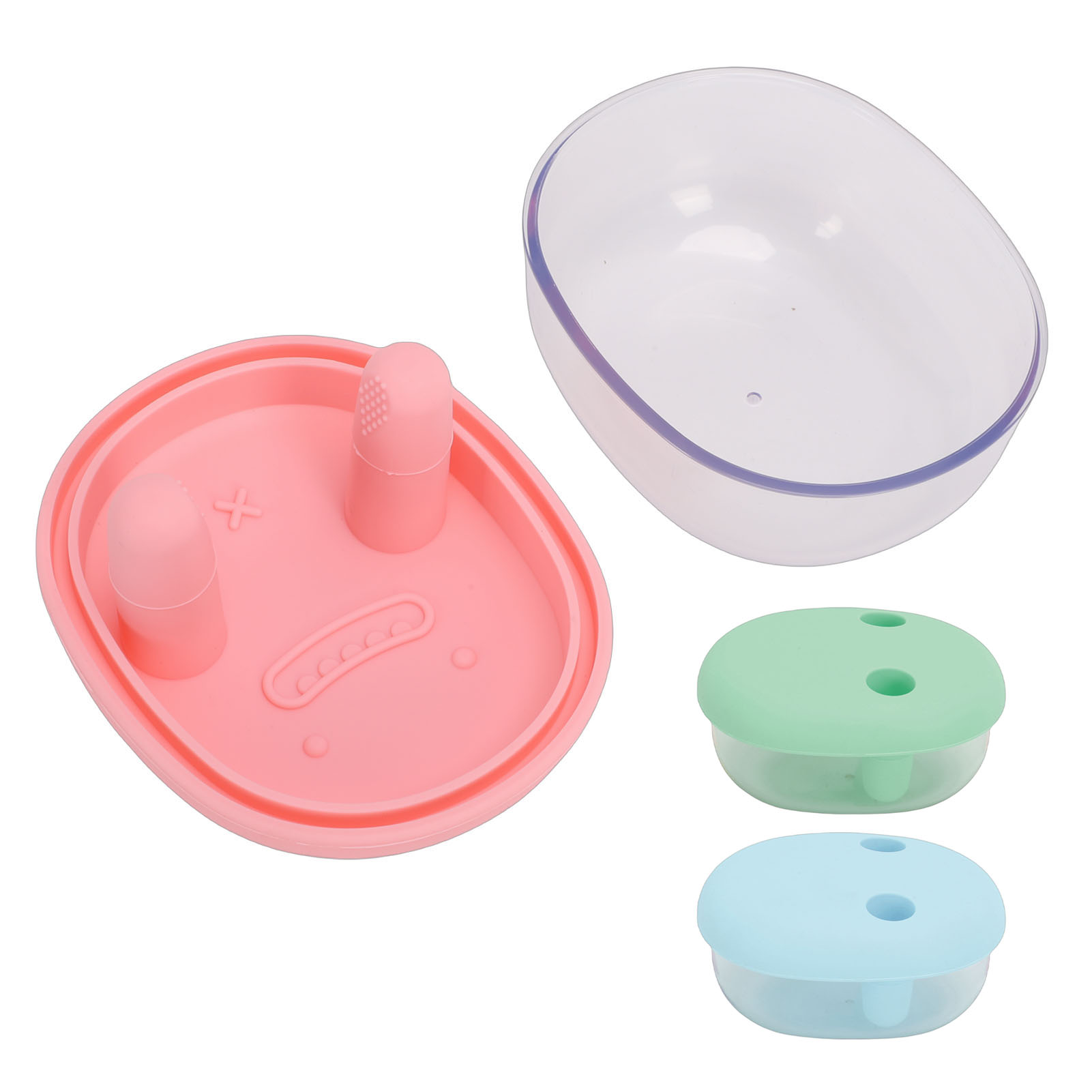 Food Storage Boxes With Lids - Contenitore per Snack 2 in 1