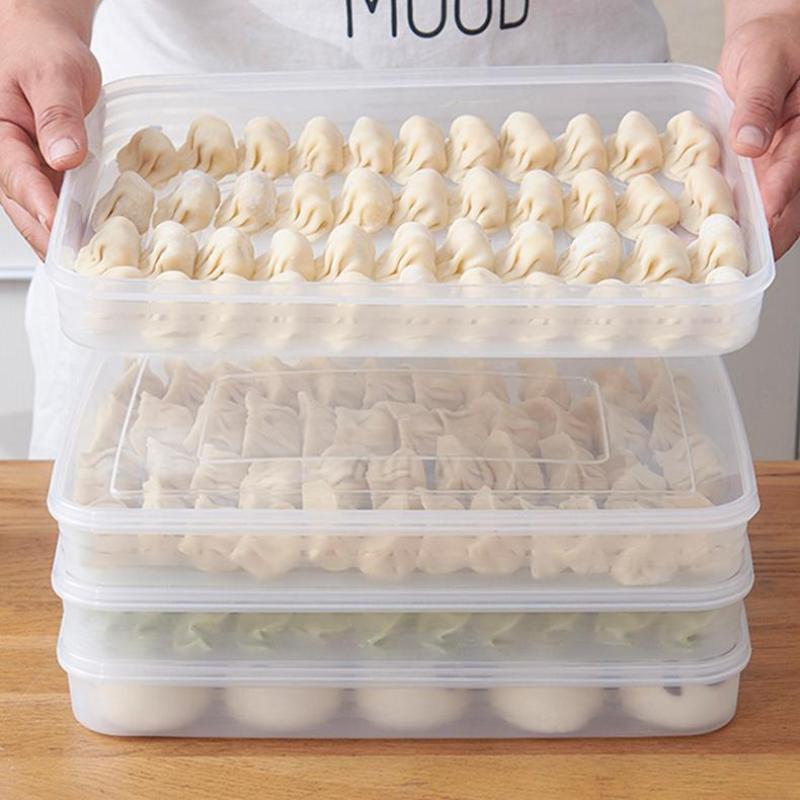 Storage Food Tray - Contenitore Trasparente per Cucina, Organizer per