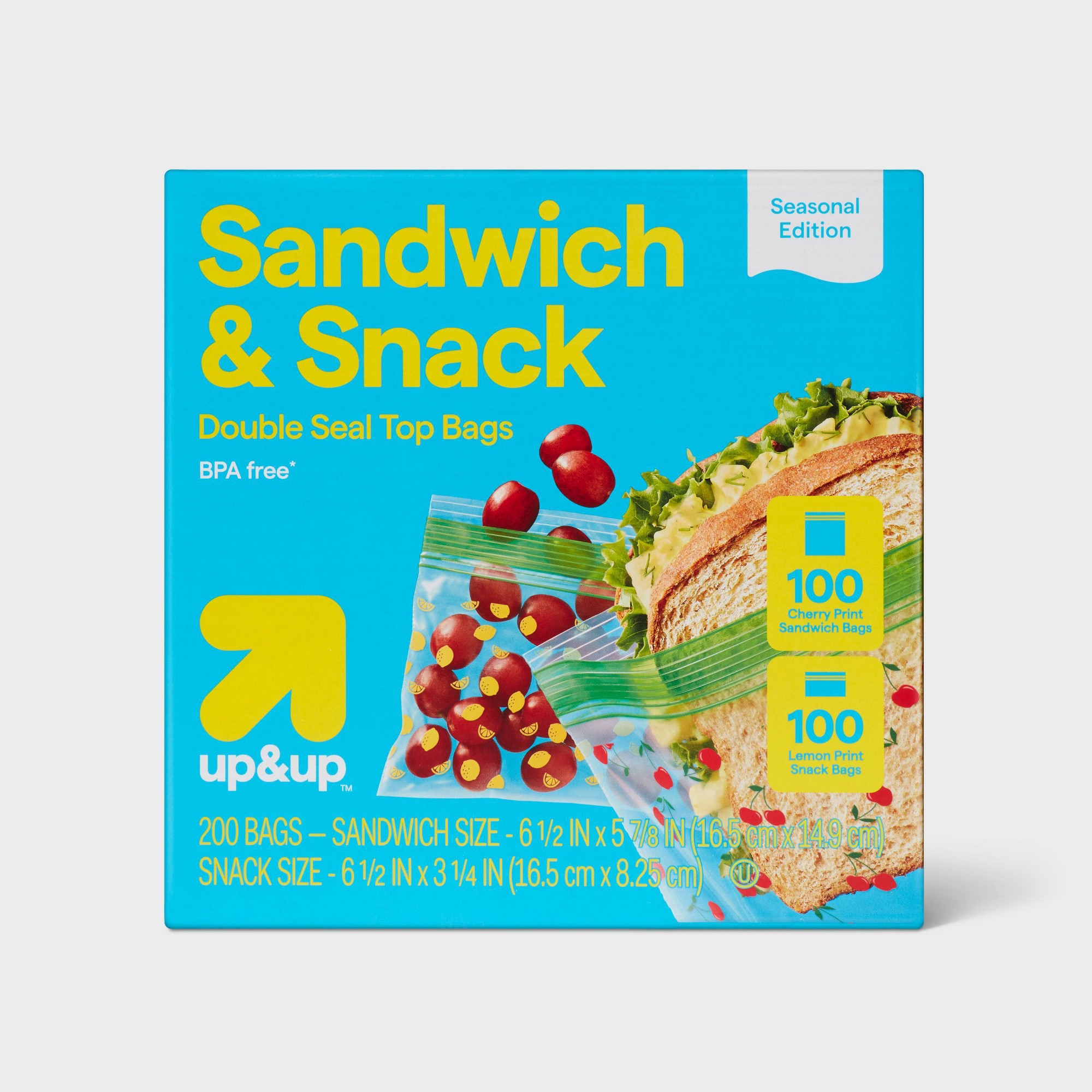 Food Storage Variety Pack - Confezione da 200 sacchetti per la