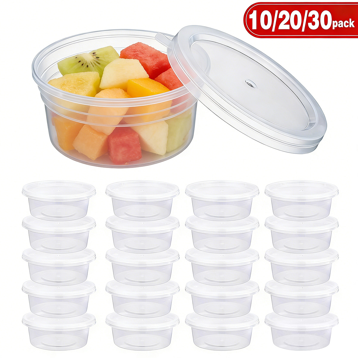 Food Storage Boxes With Lids - Confezione da 10/20/40 Contenitori Piccoli per