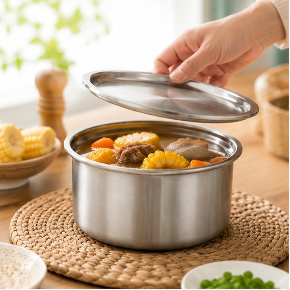 Food Storage Boxes With Lids - Ciotola in Acciaio Inossidabile 304 con