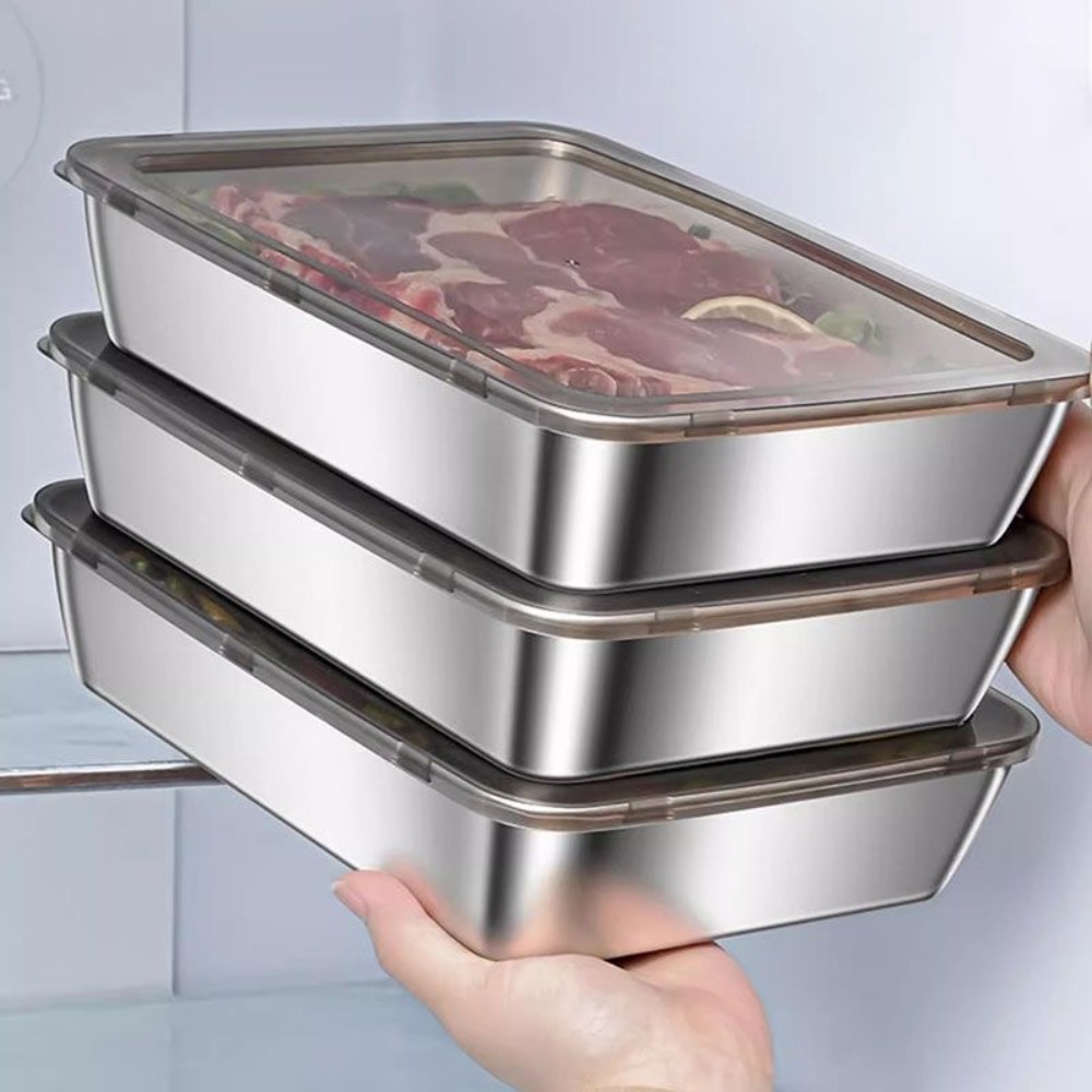 Storage Food Tray - Vassoio da portata in acciaio inox