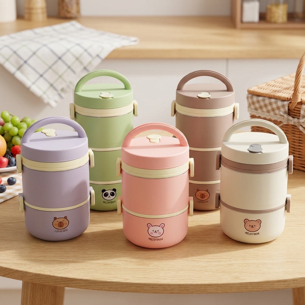Food Storage Made Easy - Set di Contenitori Termici per Pranzo