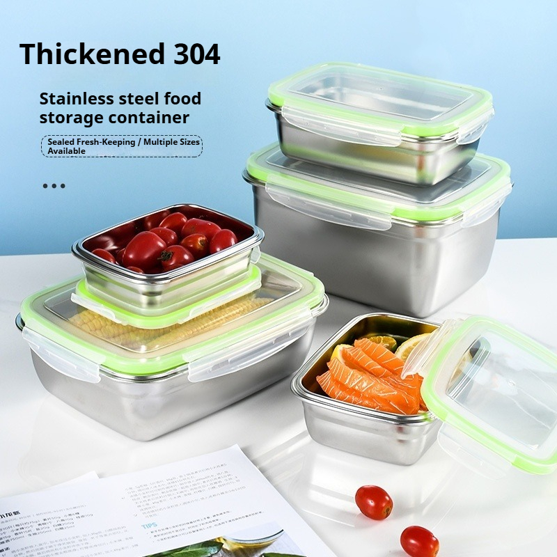 Food Storage Boxes With Lids - Set di scatole per il pranzo