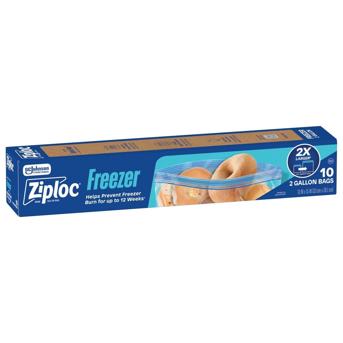 Food Storage With Lock - Sacchetti per congelatore Ziploc da due