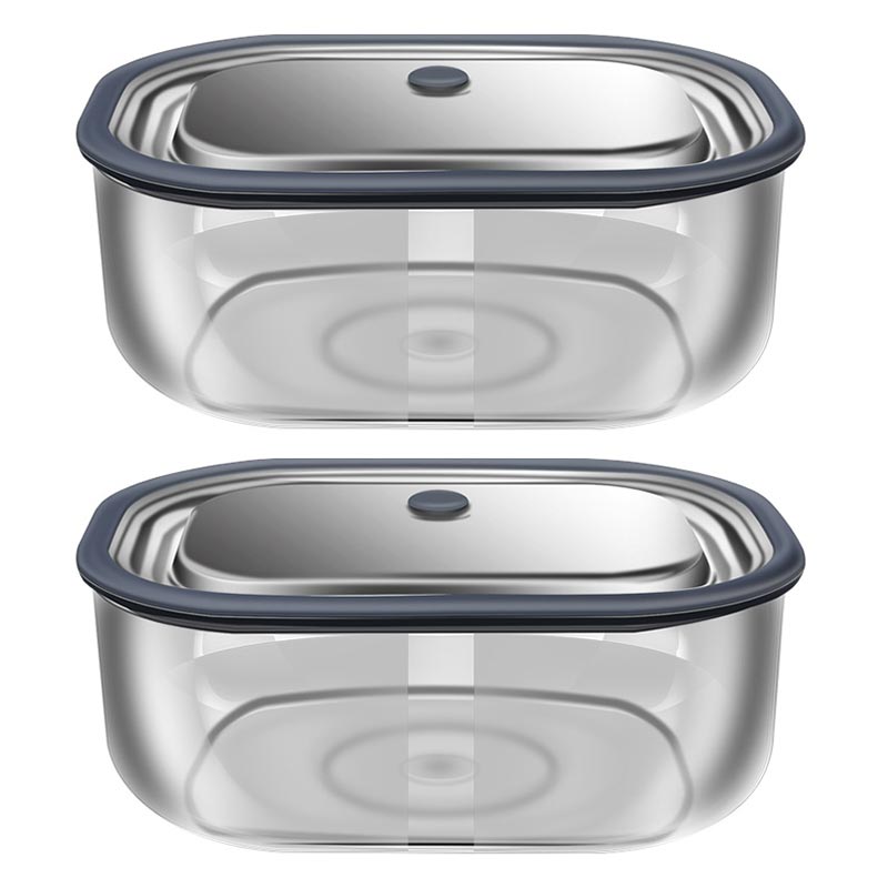 Food Storage Made Easy - Scatola per il pranzo rettangolare in