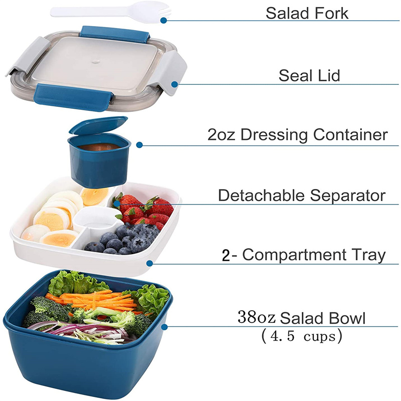 Contenitore per insalata porta - Food Storage Box Large recensione e prezzo