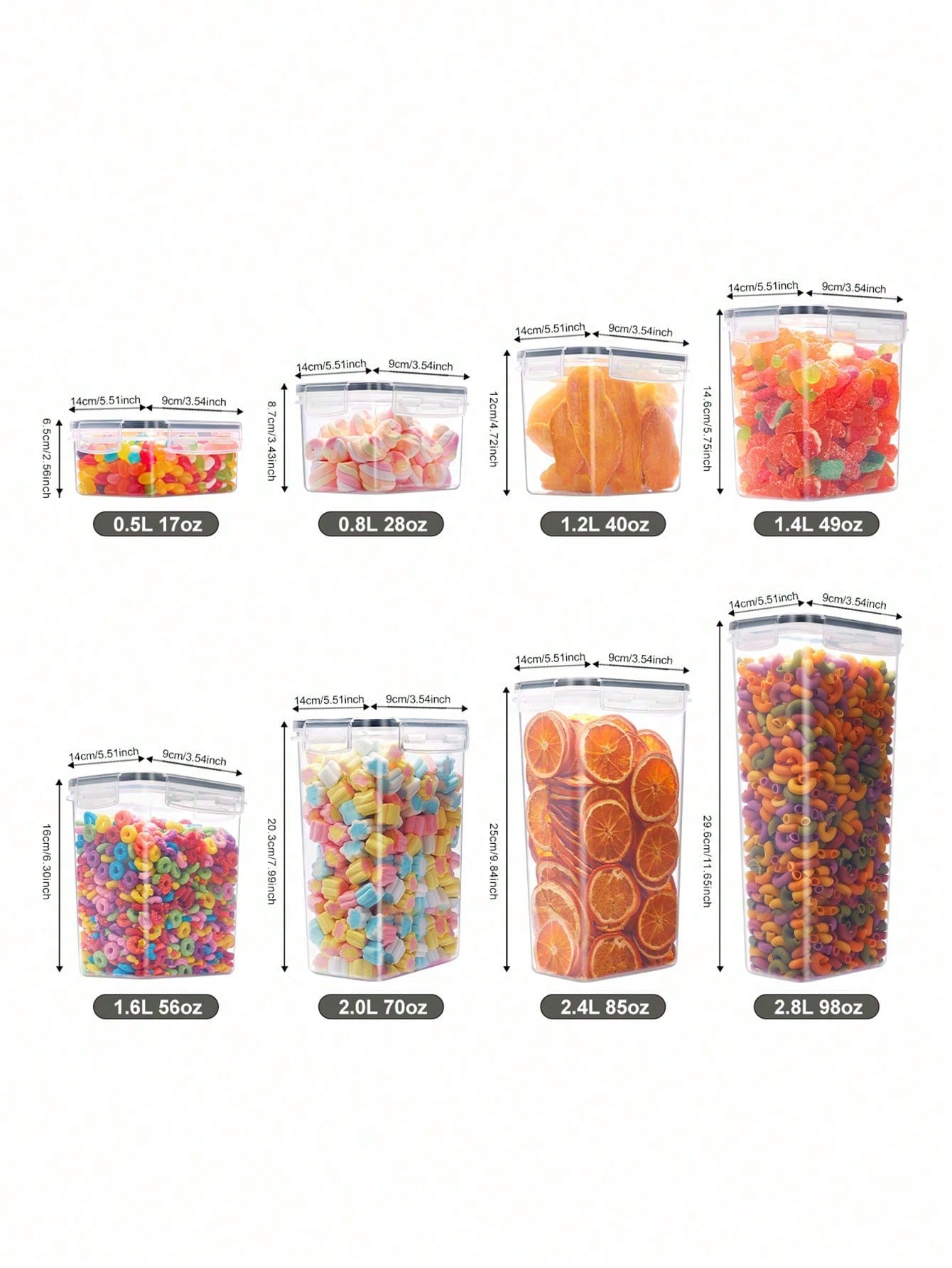 Contenitori ermetici per alime - Food Storage With Lock recensione e prezzo