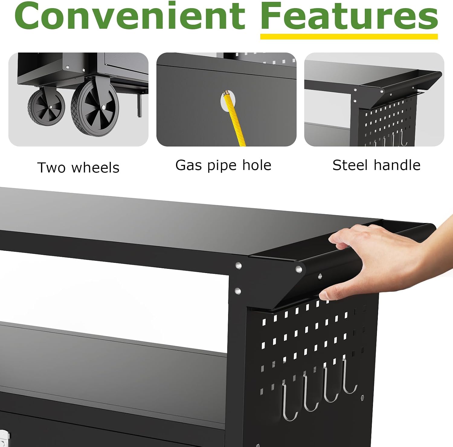 Carrello da esterno per barbec - Food Storage With Wheels recensione e prezzo