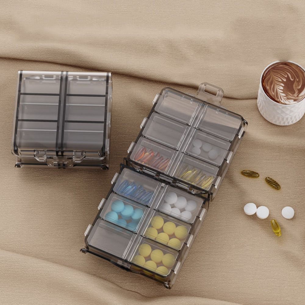 Portapillole a 12 Scomparti, C - Xxl Food Storage Container recensione e prezzo
