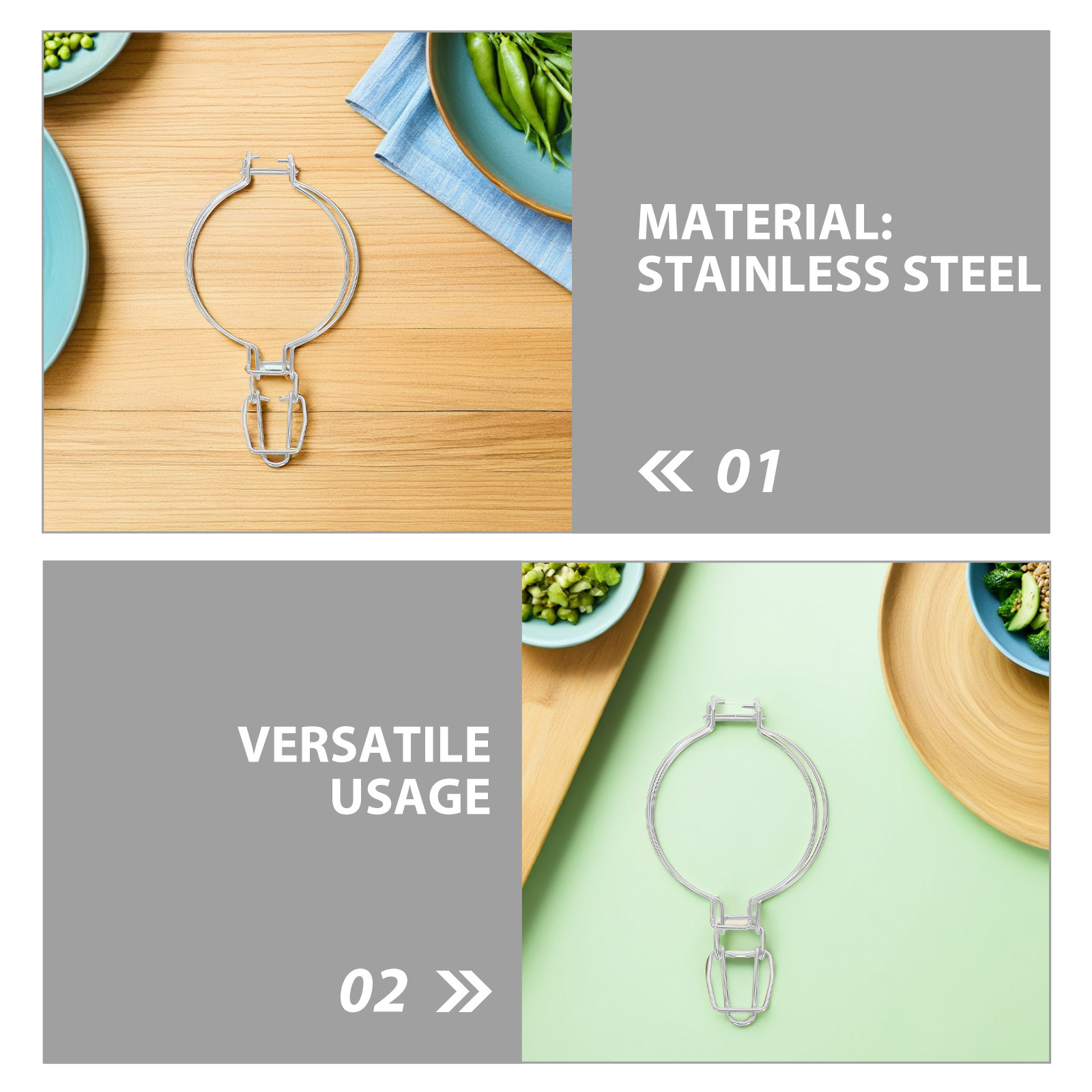 6 Pezzi di Chiusure a Molla in - Food Storage With Lock recensione e prezzo