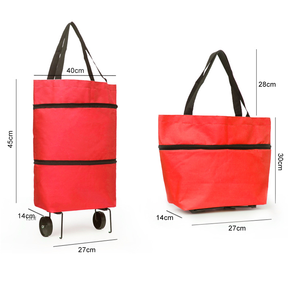 Carrello per la spesa pieghevo - Food Storage With Wheels recensione e prezzo