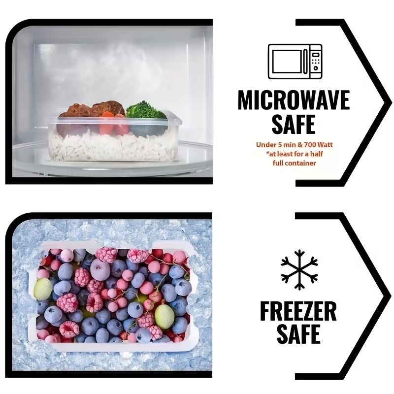 Set di 4 Contenitori Trasparen - Food Storage Boxes With Lids recensione e prezzo