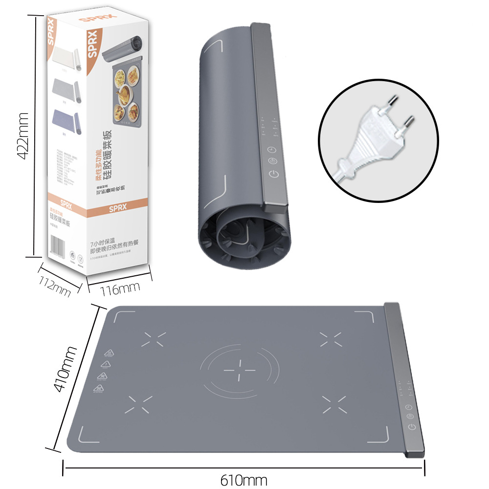 Tappetino scaldavivande pieghe - Portable Food Warmer recensione e prezzo