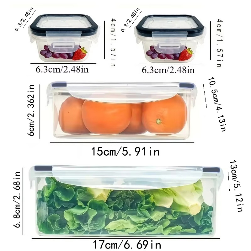 Set da 8 Pezzi: 4 Contenitori  - Food Storage Made Easy recensione e prezzo