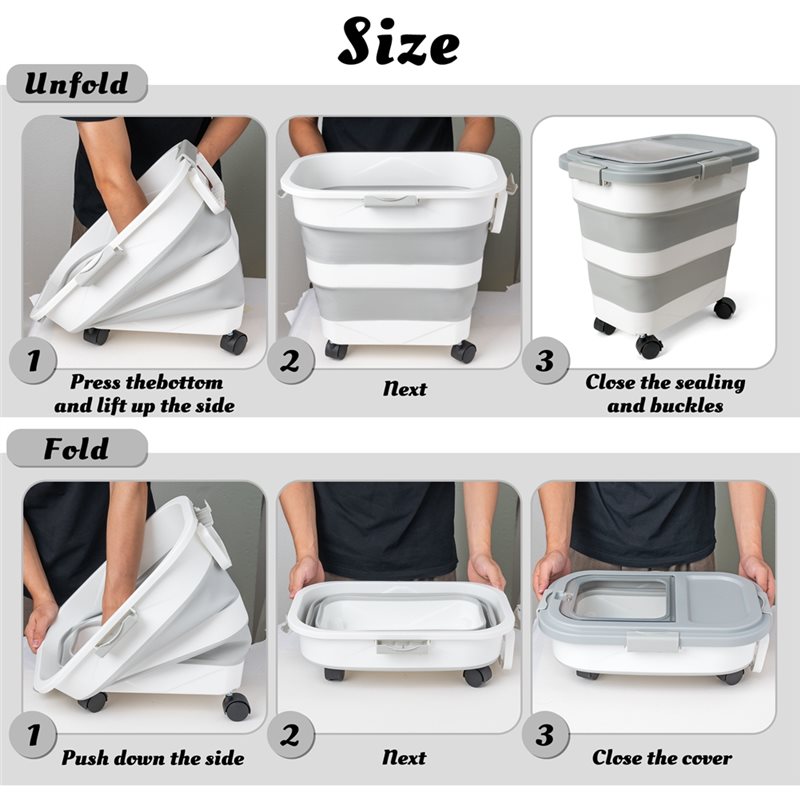 Contenitore per Alimenti A53Q  - Food Storage With Wheels recensione e prezzo