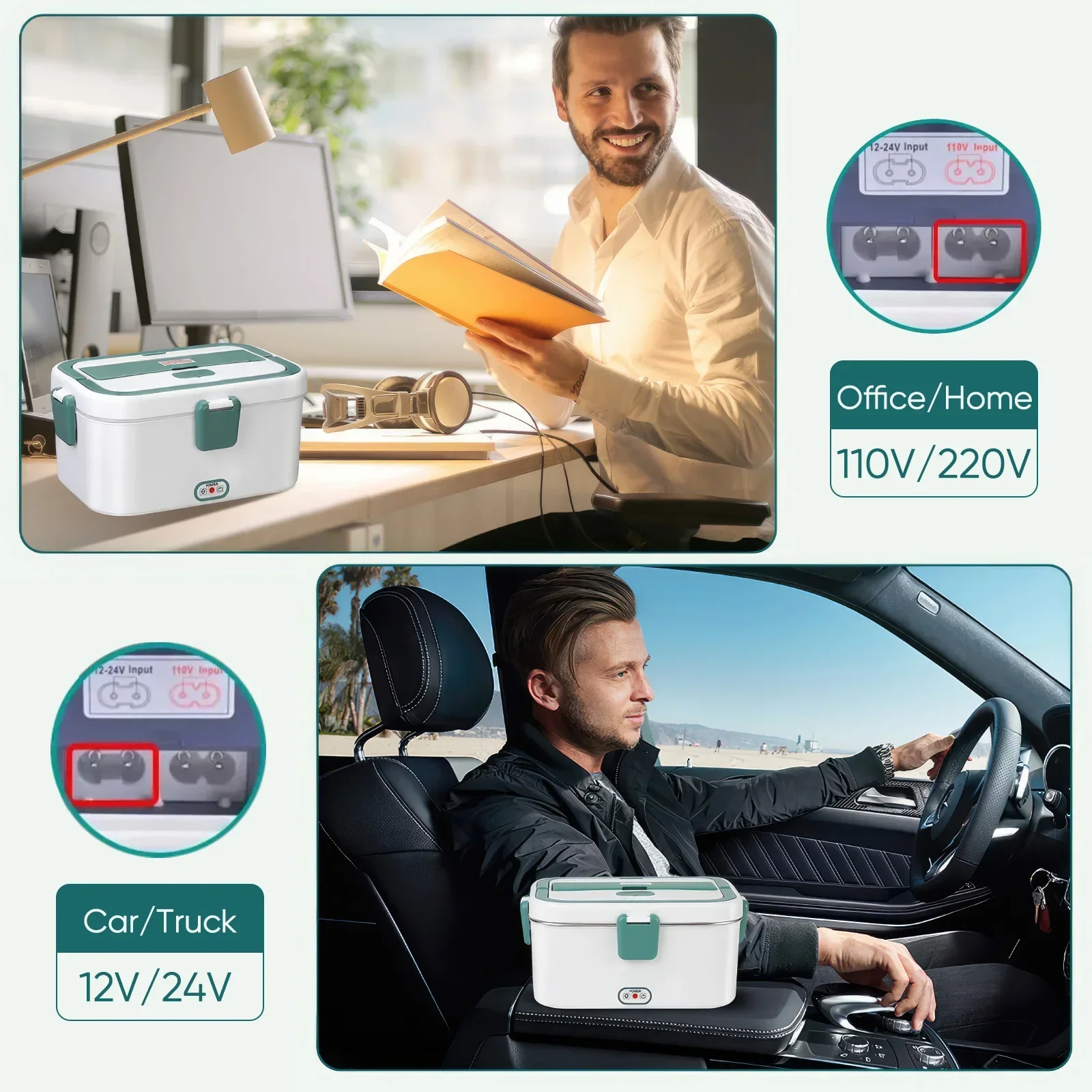 Scatola per il pranzo elettric - Portable Food Warmer recensione e prezzo