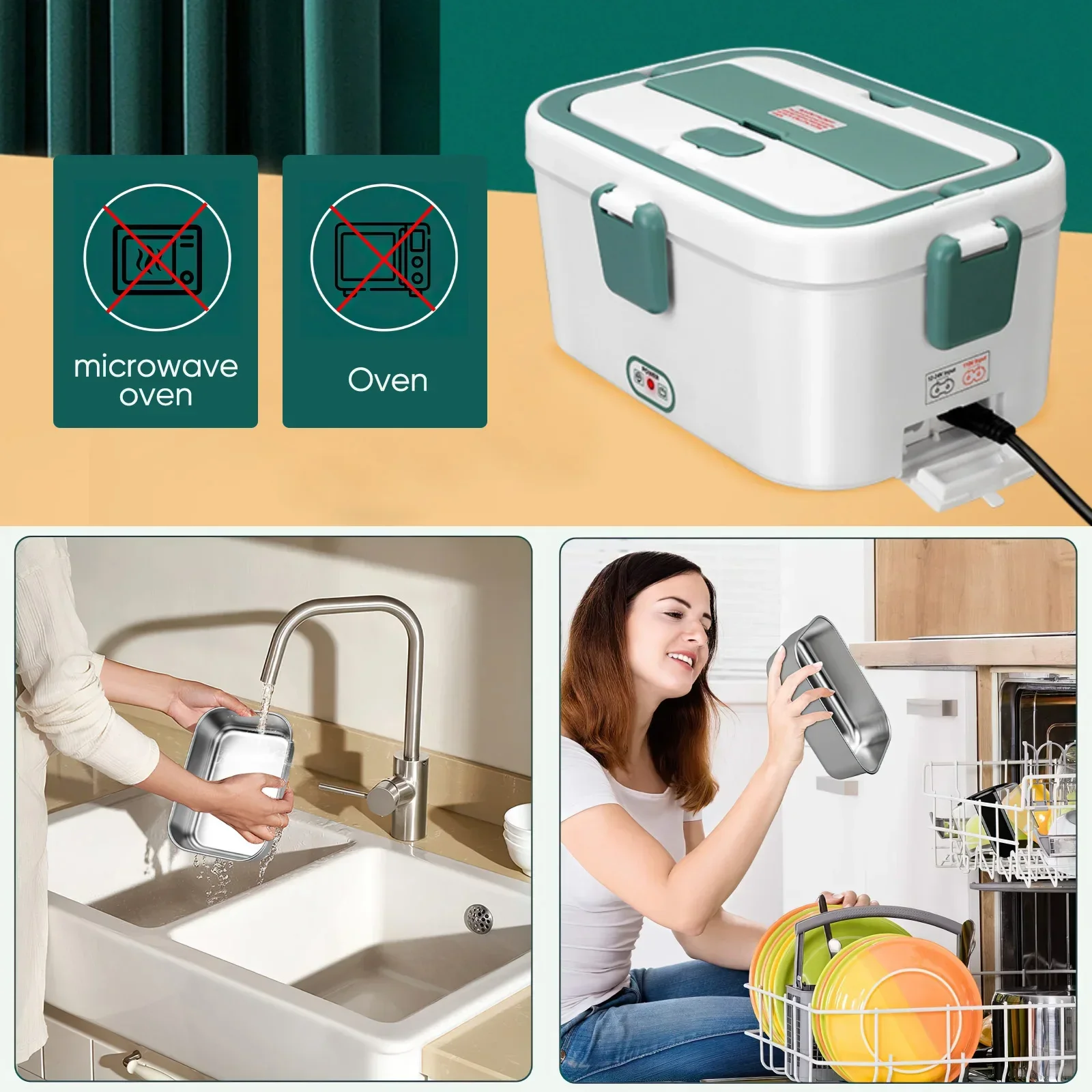Scatola per il pranzo elettric - Portable Food Warmer recensione e prezzo