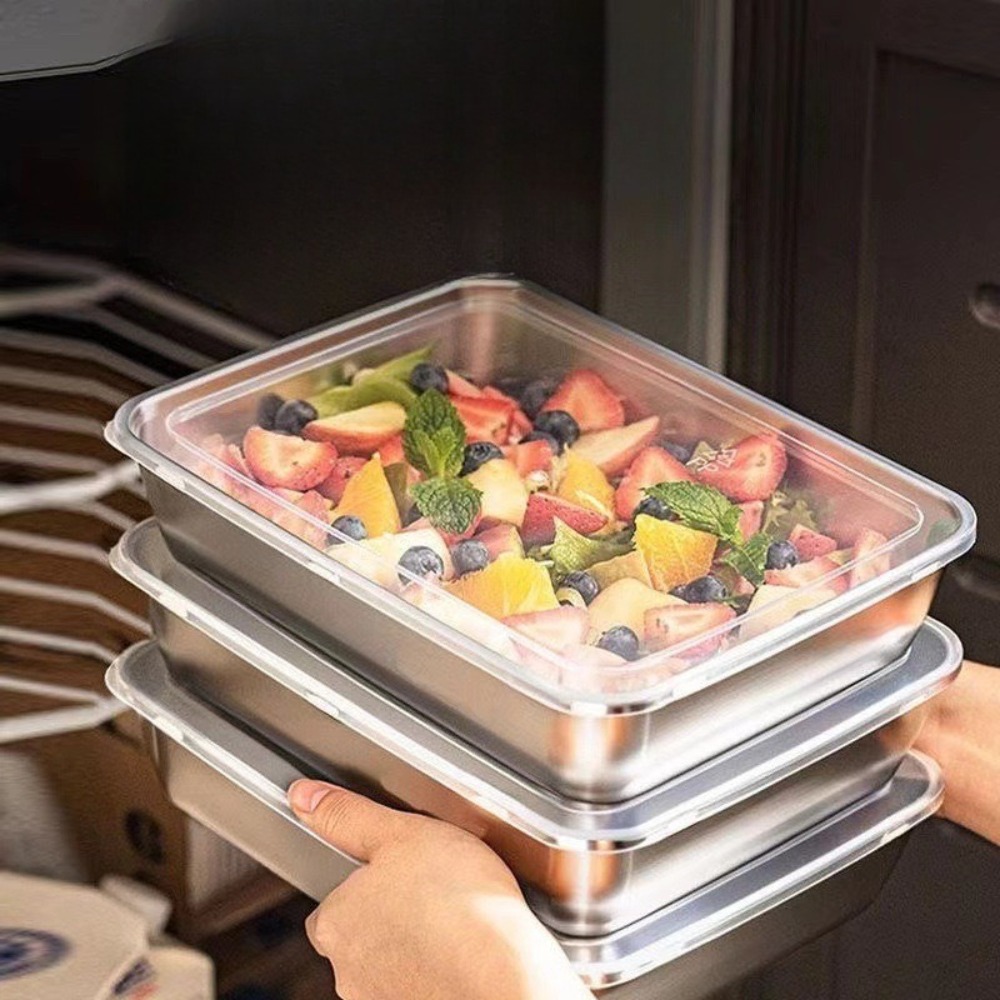 Vassoio da portata in acciaio  - Storage Food Tray recensione e prezzo