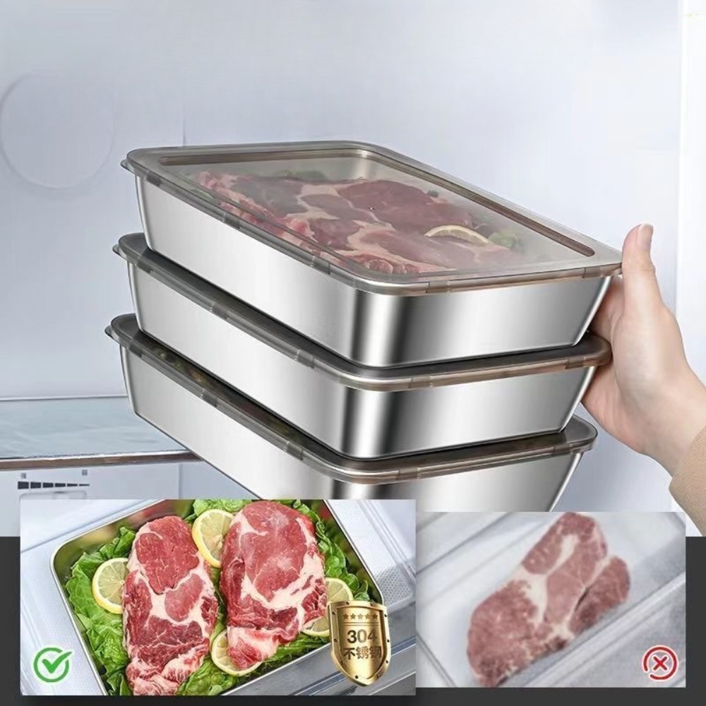 Vassoio da portata in acciaio  - Storage Food Tray recensione e prezzo