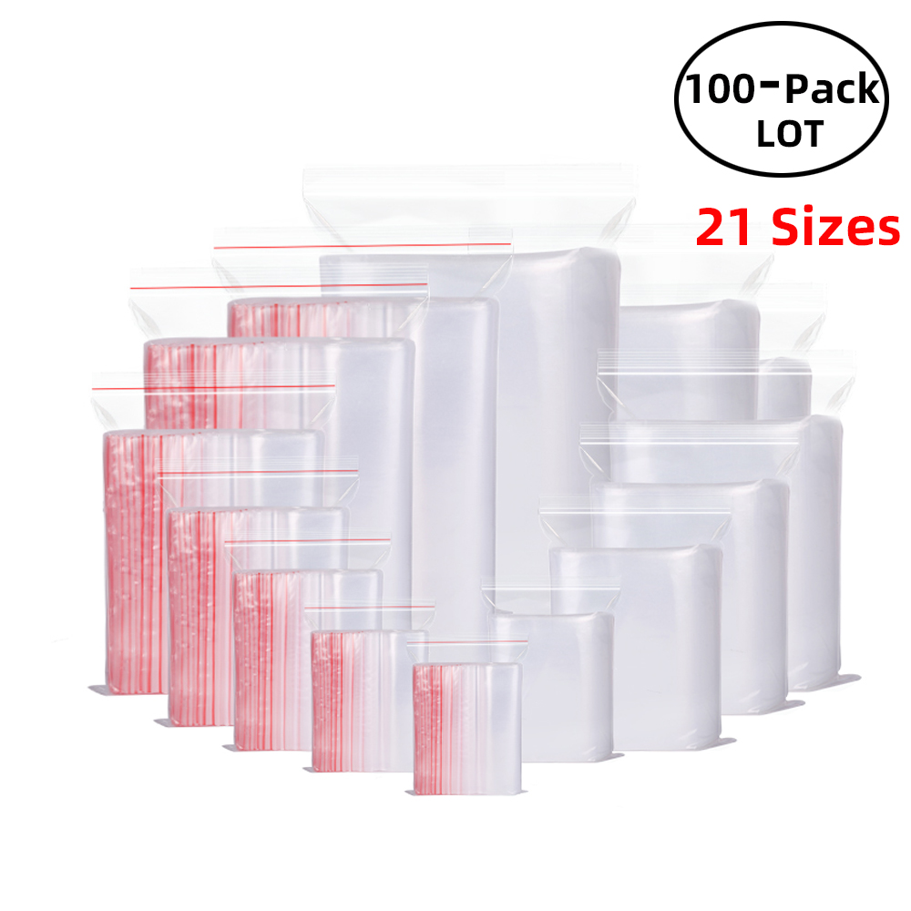 100 pz/pacco sacchetti richiud - Food Storage With Lock recensione e prezzo