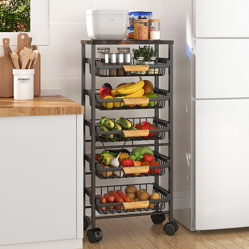 Cestino per frutta in filo met - Food Storage With Wheels recensione e prezzo