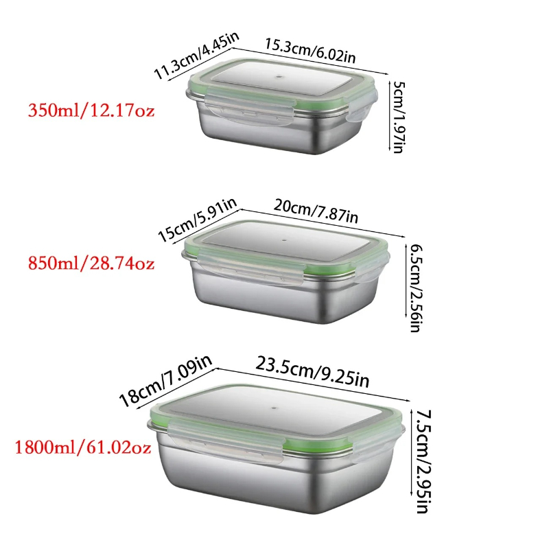 Set di scatole per il pranzo i - Food Storage Boxes With Lids recensione e prezzo