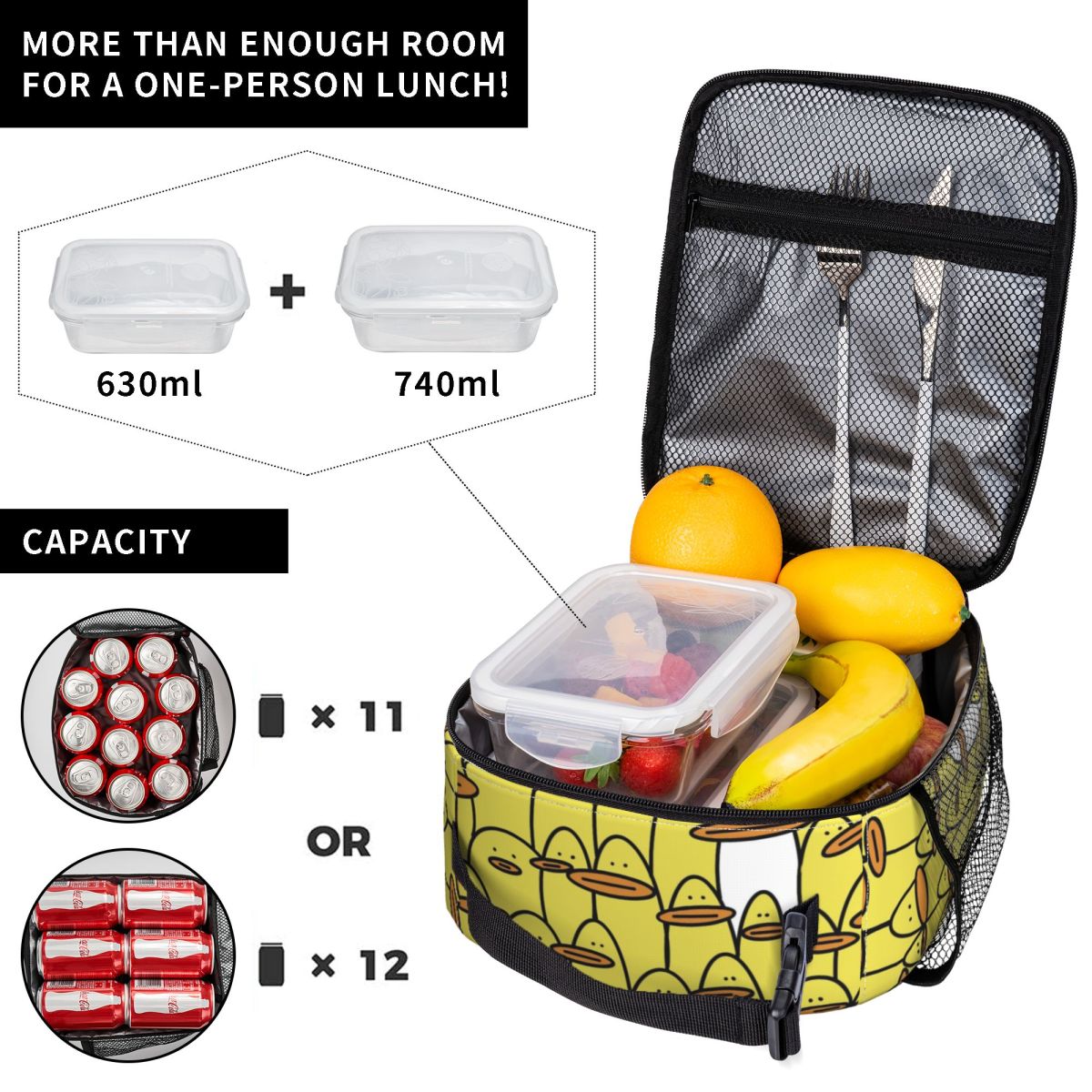 Borsa tote per il pranzo isola - Food Storage Yellow recensione e prezzo